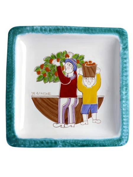Square Plate Folk PQFK-9