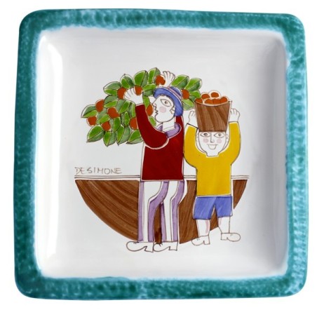 Piatto Quadrato Folk PQFK-9