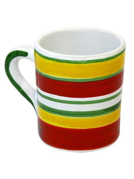 Tazza Mug Ceramiche De Simone decorata a mano Procida