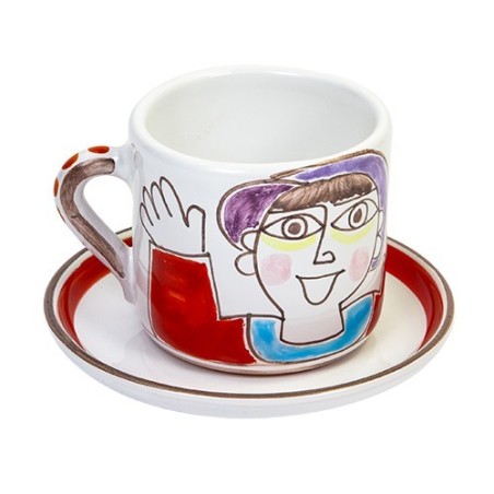 Ceramic Cup with Saucer TZ69FK