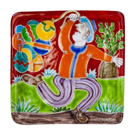 Piatto Quadrato 20x20 DS 07