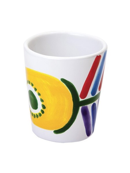 Handmade ceramic Glass Filicudi de simone pottery