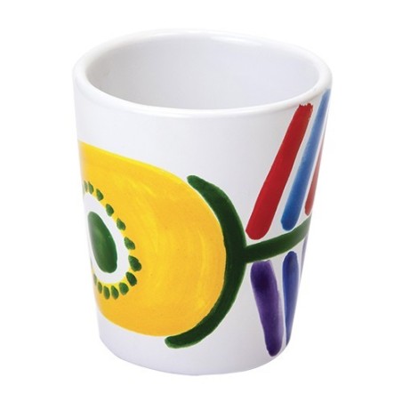 Handmade ceramic Glass Filicudi de simone pottery