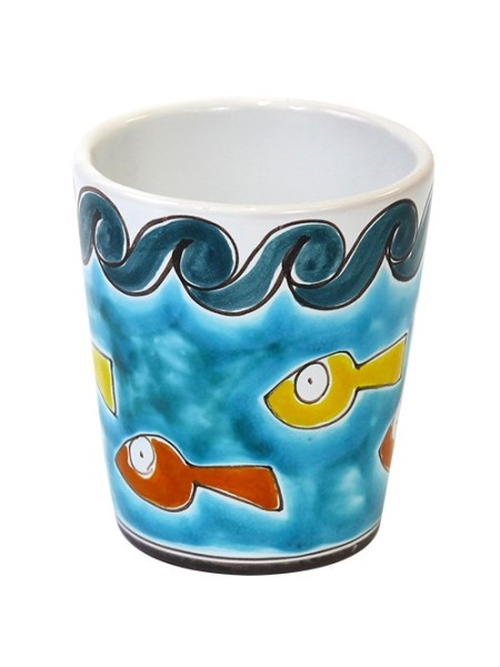 Handmade ceramic Glass Gadir de simone pottery