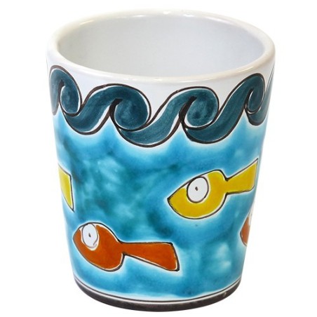 Handmade ceramic Glass Gadir de simone pottery