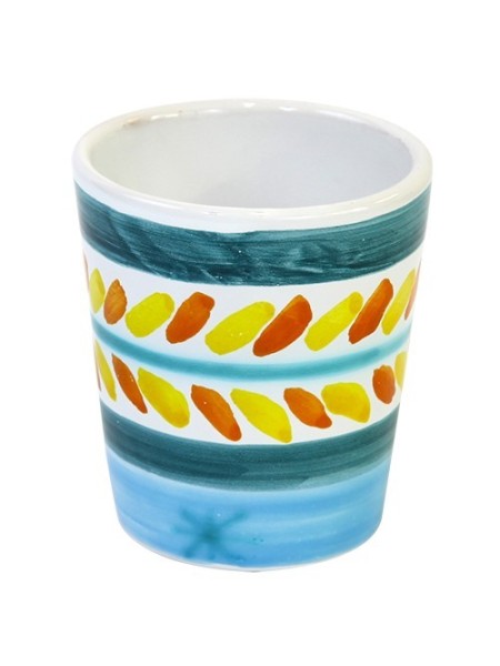 Handmade ceramic Glass Segesta de simone pottery