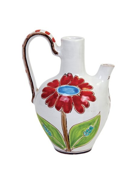 Pitcher Folk daisy ceramiche de simone BR122FK