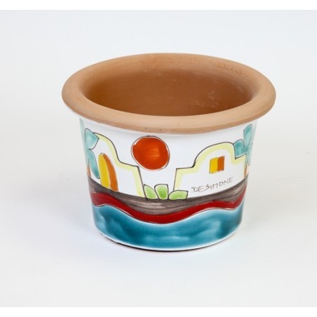 sicilian ceramic Vase de simone pottery Dammusi VSPT819DA